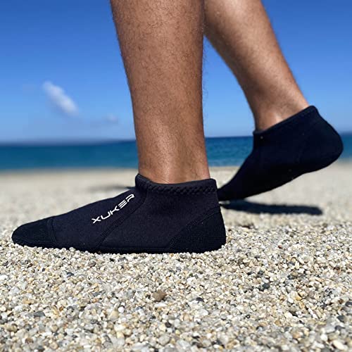 image for XUKER Neoprene Water Socks 3mm, Sand Proof Beach Volleyball Socks Divi
