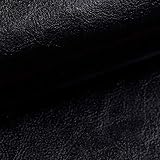 NOVELY® MARGOTH | Glattes glänzendes Kunstleder | Antik-Look | STRAPAZIERFÄHIG | Echtleder-Look (30 Schwarz)