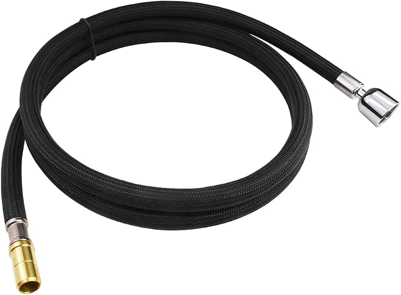 Piezas de repuesto para grifo de cocina Kohler Faucet K-1304674-BC a extensor adaptador de manguera, accesorio de manguera de fregadero para grifo K-1219935-BC, manguera extraíble de 67 pulgadas, acabado cromado brillante