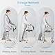 NIdreamCE faltbarer Rollator mit Sitz & Bremsen – Leichter, drehbarer, ergonomischer & stabiler Rollator, klappbar mit Korb – Ideal für Senioren, Pflege (Indoor/Outdoor)