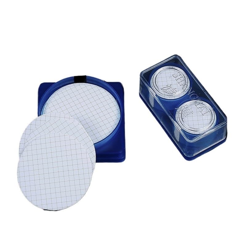 Laboratory Grid Membrane Filter, MCE Diameter 25mm 47mm 50mm 60mm Mixed Cellulose Ester Membrane Grid microfiltration Membrane 200PK/100PK/50PK(47mm 0.45um 50 Pcs)