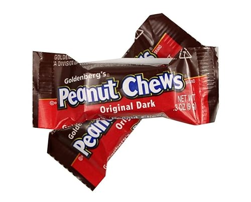 Miniatura 4 de Goldenberg's Masticables de cacahuete de chocolate negro Goldenberg's Milk Chocolate Peanut Chews Surtido de mini barras de caramelo a granel