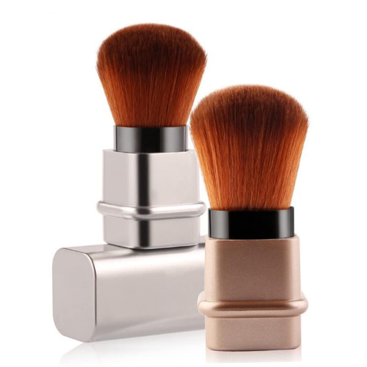 minkissy Foundation Brush Retractable Handle Makeup Brush Set Beauty Tools for Women