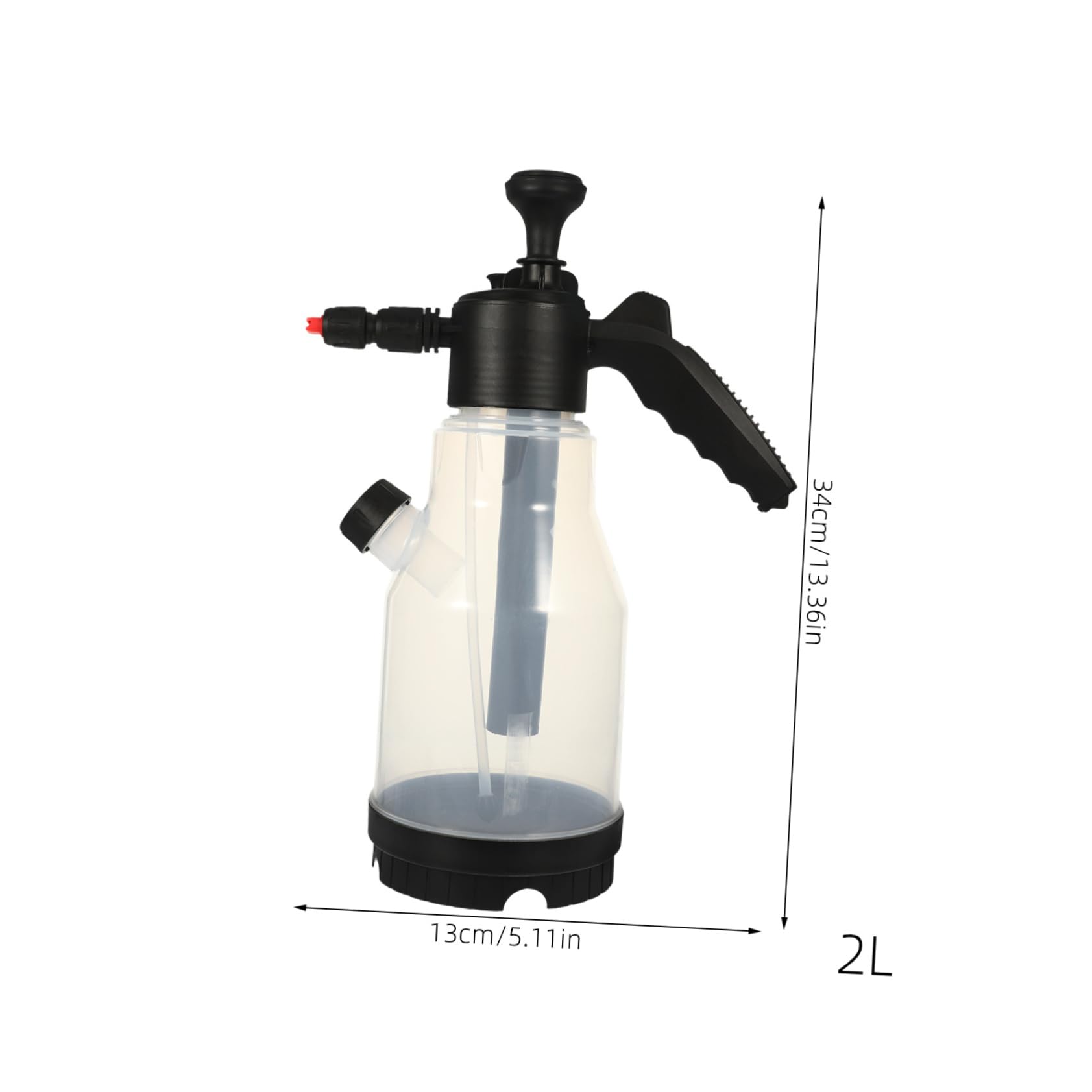 Unomor 2l Foam Spray Bottle Hand Pump Sprayer for Car Washing Pressure Sprayer for Foam Dispenser Bottle