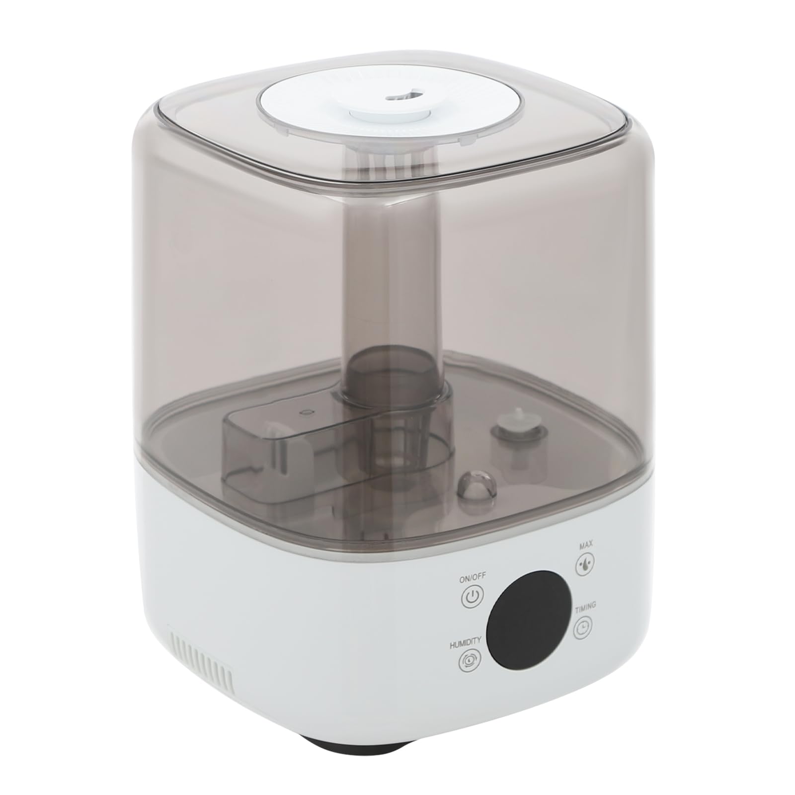 Nawilżacz powietrza 5 l, topowe wypełnienie, pilot zdalnego sterowania, timer, tryb uśpienia, dysza parowa 360°, kabel 1,2 m, 35 dB, ultra cichy, z tacą do aromaterapii, nawilżacz powietrza