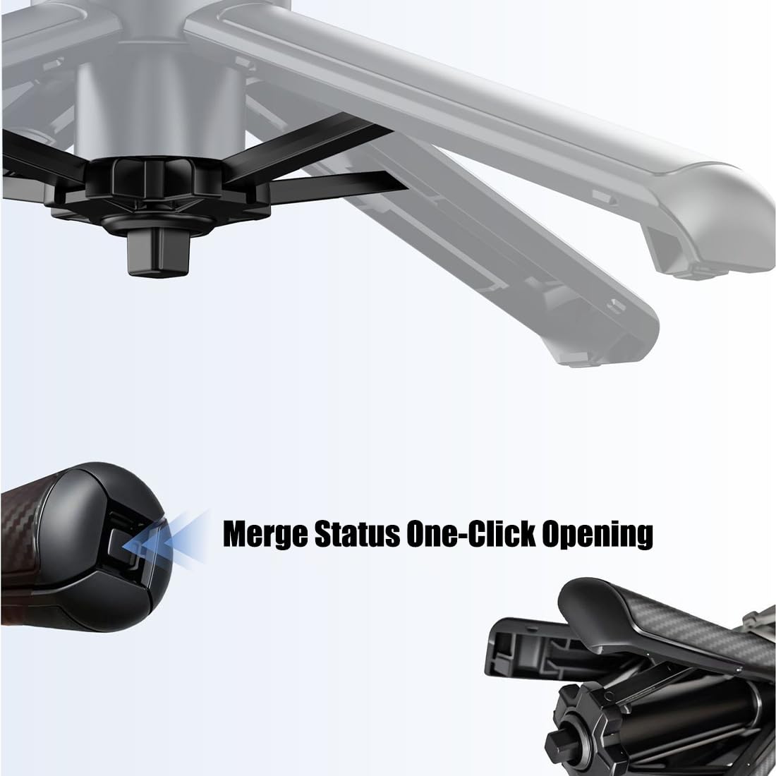 Bastone per selfie magnetico multifunzione 4 in 1, rotazione a 360°, treppiede portatile da viaggio con telecomando Bluetooth, per tutti i telefoni cellulari, registrazione video e vlogging (1 pezzo)