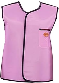 Delantal de Plomo Chaleco de Plomo Protector de Rayos X de 0,35 Mmpb, Ropa de Plomo de Protección Contra La Radiación para Equipo de Radiología de Máquina de Rayos X De Dentista ( Color : Pink , Size