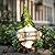 hvfun Large Garden Gnome Statue with Solar Lights, 13.5” Welcome Sign Gnome Outdoor Decor for Yard Lawn Patio, Funny Resin Gnome Sculptures, Gifts for Women Mom Grandma,Garden Decor Ornament