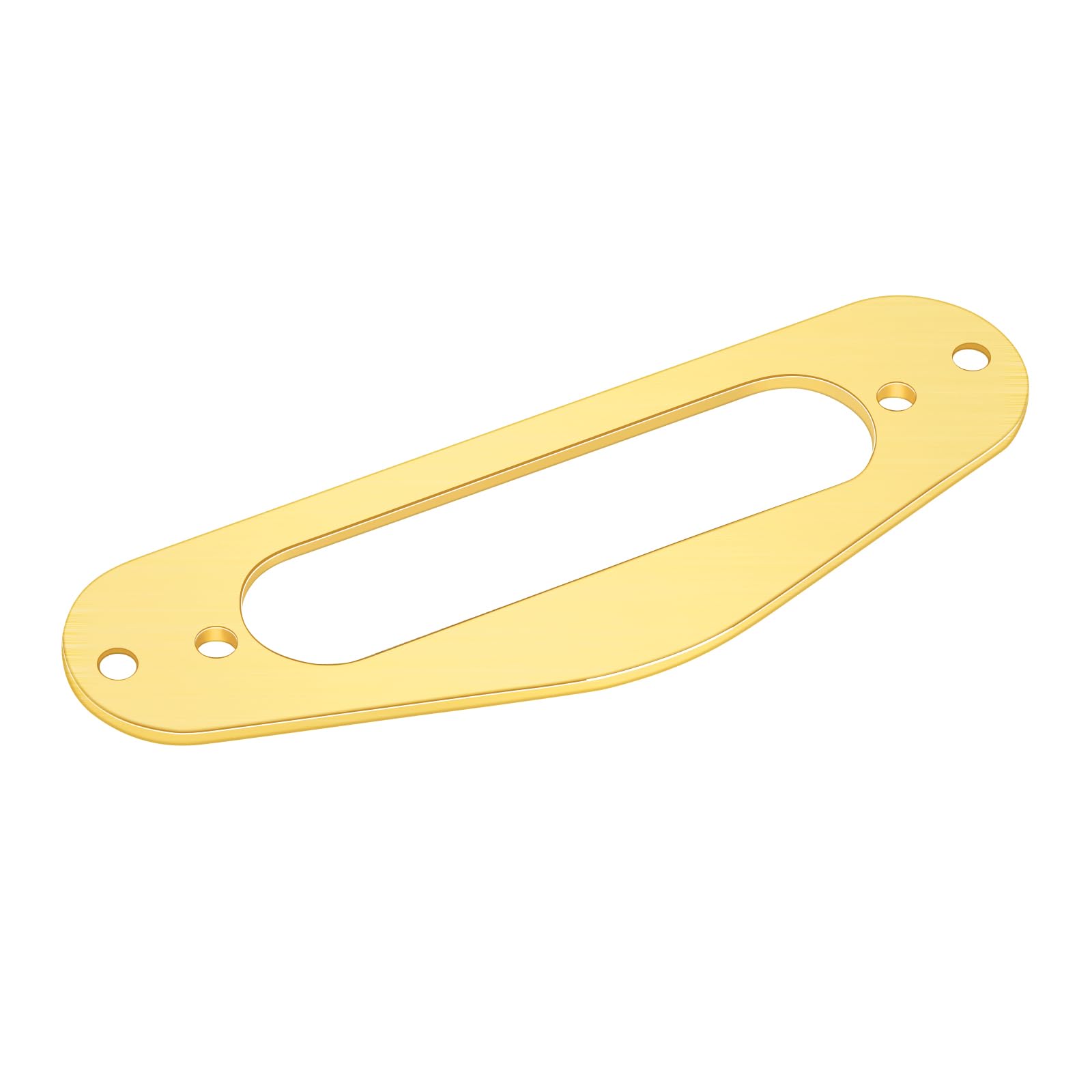 Banworks Single Coil Pickup Cover Mounting Ring Tele Neck Pickup Frame Metal Pickup Cover Plate Ring JT/SYQG-10 Golden - Image 3