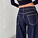 Low Rise Baggy Jeans for Women Y2k Straight Wide Leg Trendy Jeans Boyfriend Long Denim Cute Pants