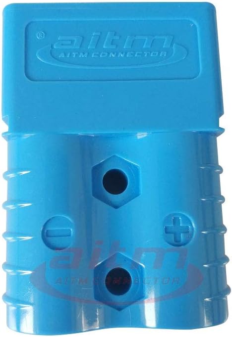 Get Discount Offer 120A Battery Connector Quick Connect Battery Modular Power Connectors Quick Disconnect (Blue)