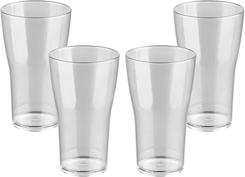 Miniatura 2 de Vasos de cerveza irrompibles, vasos de plástico de policarbonato multiusos, ideales como vasos sin alcohol, vasos de jugo y agua, vasos