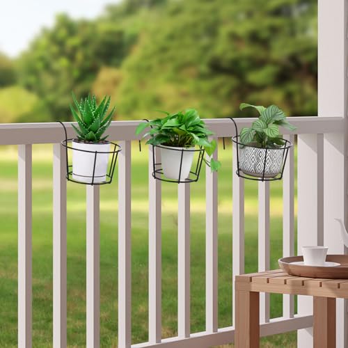 Support pour pots de fleurs suspendu : gain de place balcon pour pothos - 6