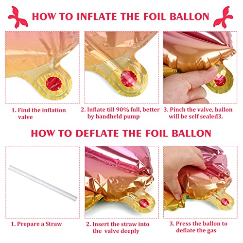 Mwoot Large Butterfly Balloons,4 Pieces Fairy Wings Foils Balloons, Blue Rainbow Wings Balloons For Kids Birthday Party Fairy Costume Carnival Party Decor, Children Christmas Halloween Cosplay #TOP3