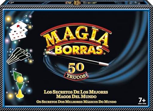BORRAS - Magia Clásica con los 50 Trucos más Originales y Divertidos, Los aprendices de Mago encontrarán un Manual con Todos los Trucos Paso a Paso | Juego de Magia a Partir de 7 años (24047) | Ya disponible en tu tienda friki favorita! En mundofriki.es! BORRAS - Magia Clásica con los 50 Trucos más Originales y Divertidos, Los aprendices de Mago encontrarán un Manual con Todos los Trucos Paso a Paso | Juego de Magia a Partir de 7 años (24047) | Ya disponible en tu tienda friki favorita! En mundofriki.es!