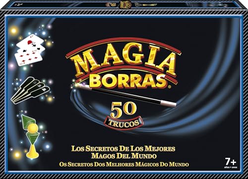 BORRAS - Magia clássica com os 50 truques mais originais e divertidos, os aprendizes de mago encontrarão um manual com todos os truques passo a passo | jogo mágico a partir de 7 anos (24047)