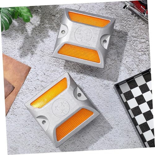 Reflectores de emergencia para carretera 2pcs aluminio miniatura 4