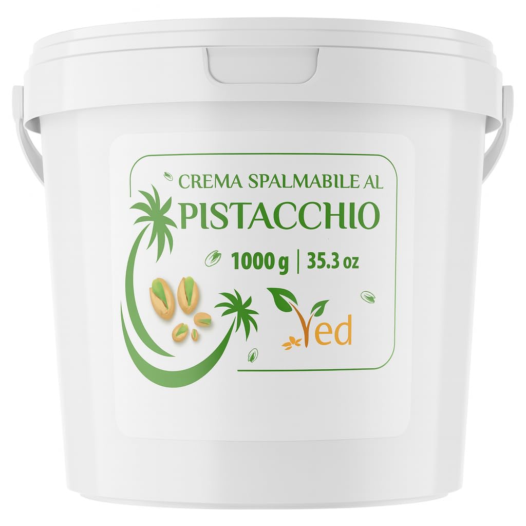 Beurre de pistache premium VED – Fabriqué en Italie | Clean Label, ingrédients naturels | Végétalien et sans gluten.