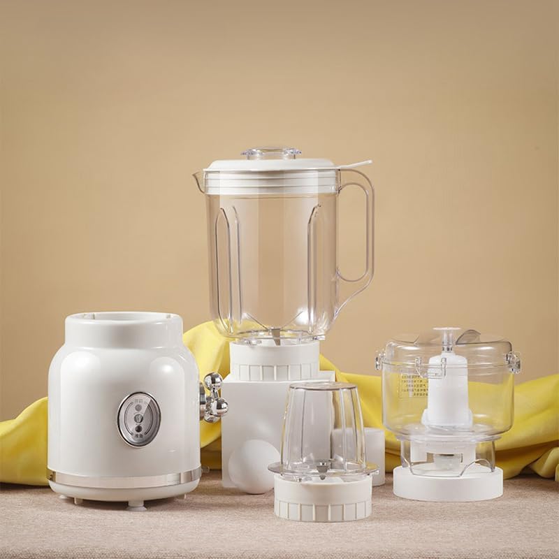 Household kitchen multifunctional juicer baby supplementary food mixing juice soymilk machine meat grinder cooking machine (transparent透)