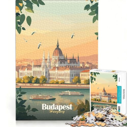 Puzzle de 1000 piezas del Parlamento de Budapest, el regalo ideal de bellas artes