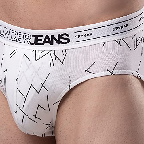 Image of Underjeans Men Cotton Blend Brief - Pack of 2
