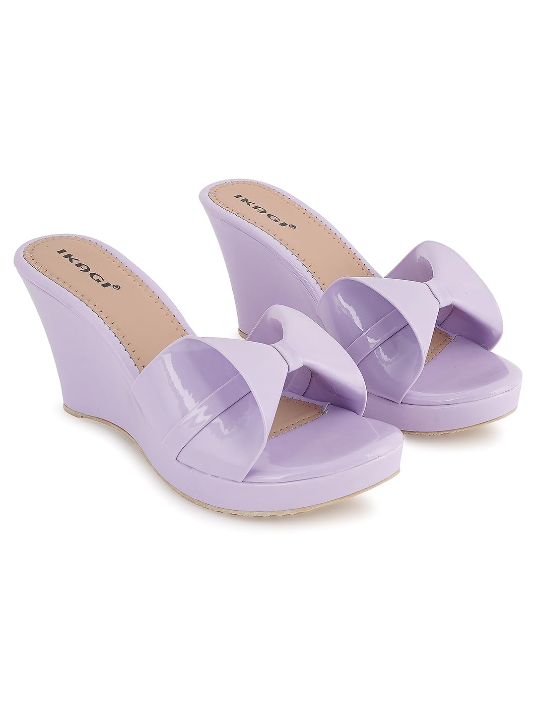 IKAGI Womens Casual Wedge Heeled Sandals (Purple, 7) (B0CVB3VSV4) Amazon Price History, Amazon Price Tracker