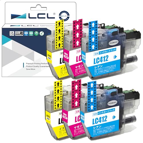 LCL Brother用 LC411-6PK LC411 LC411C LC411M LC411Y (2*3色セット) 互換インクカートリッジ