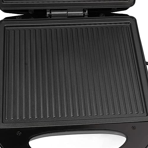Electric Sandwich Maker, Non Stick Plates Stainless Steel 1400W Grilled Cheese Toaster Portable Cool Touch Handle For Home Cafe 2.20 #TOP2