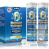 NeoMethis Hydrogen Water Tablets –Up to 20ppm | H2 Molecular Hydrogen + Elemental Magnesium | Fast-Dissolving Antioxidant Supplement | 60 Tablets | Supports Brain Health, Energy & Cellular Function