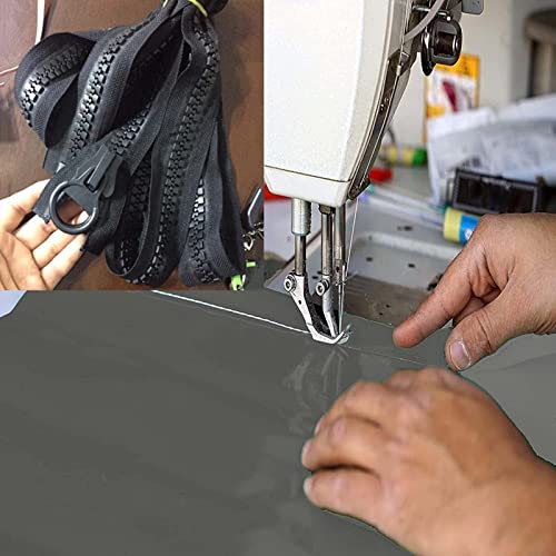 Cortinas para pergolas de jardin para disfrutar del porche y la terraza con lona gris con cremallera 3