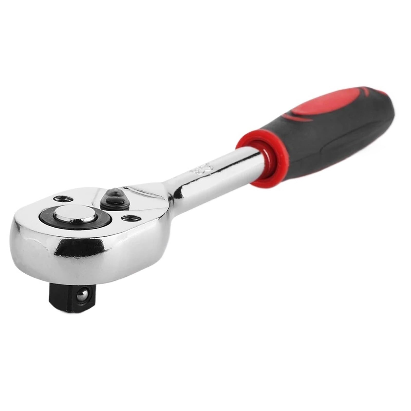 Llave Carraca Llave de trinquete 1/4, 1/2 y 3/8 pulgadas, herramienta enchufe con accionamiento 24 dientes, mango manual(Color3)