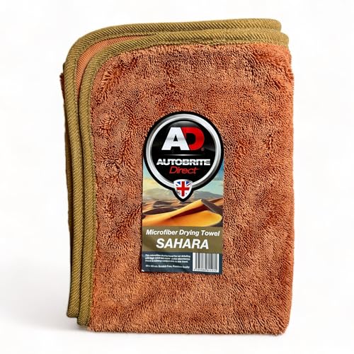 Autobrite Direct 「サハラ」 ドライングタオル 60cmX90cm 特大サイズ 吸水 速乾 洗車 拭き取り マイクロファイバー オートブライトダイレクト