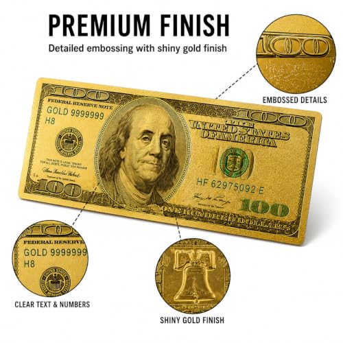 $100 US Dollar Bill Iman Refrigerador 6 Pulgadas NYC miniatura 3