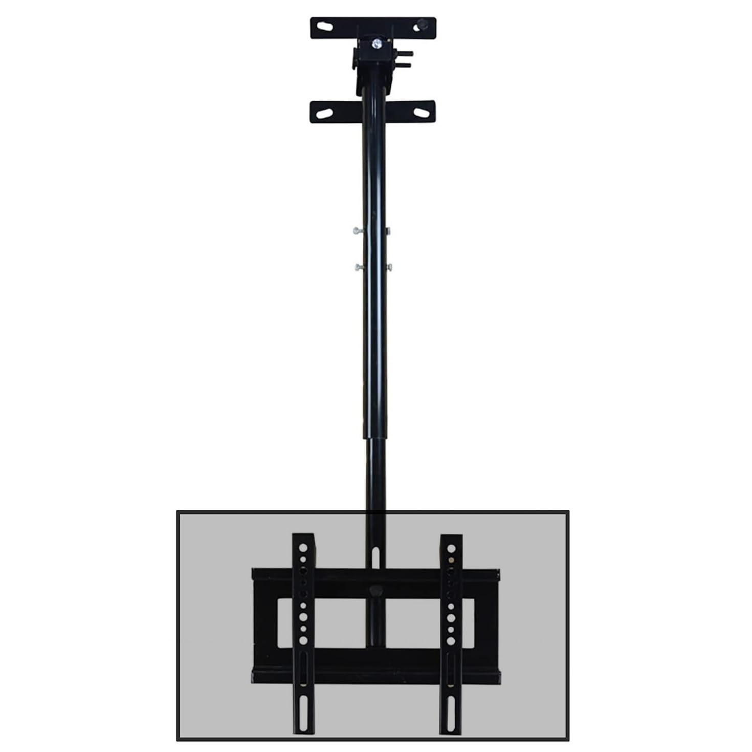 Support mural TV plafond pivotant 360 et réglable VESA 200x200 pour LCD