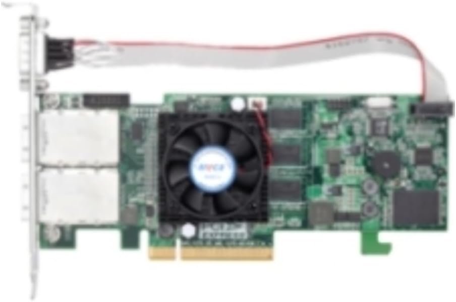 Areca ARC-1223-8X 8-Ports PCI-E 2.0 (X8) SAS/SATA 6GB/S RAID Controller Low Profile 512MB ECC PCI-E