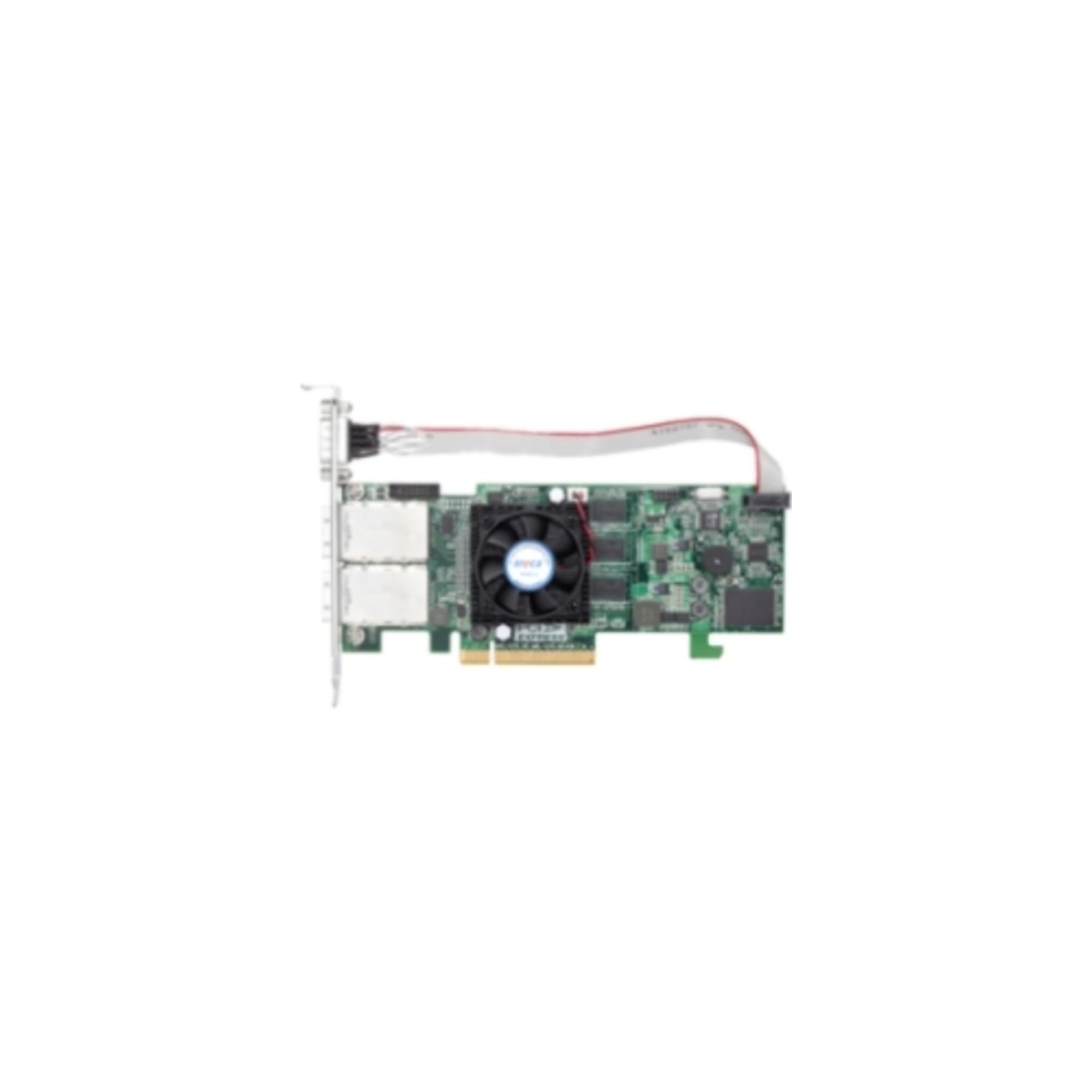 Areca ARC-1223-8X 8-Ports PCI-E 2.0 (X8) SAS/SATA 6GB/S RAID Controller Low Profile 512MB ECC PCI-E