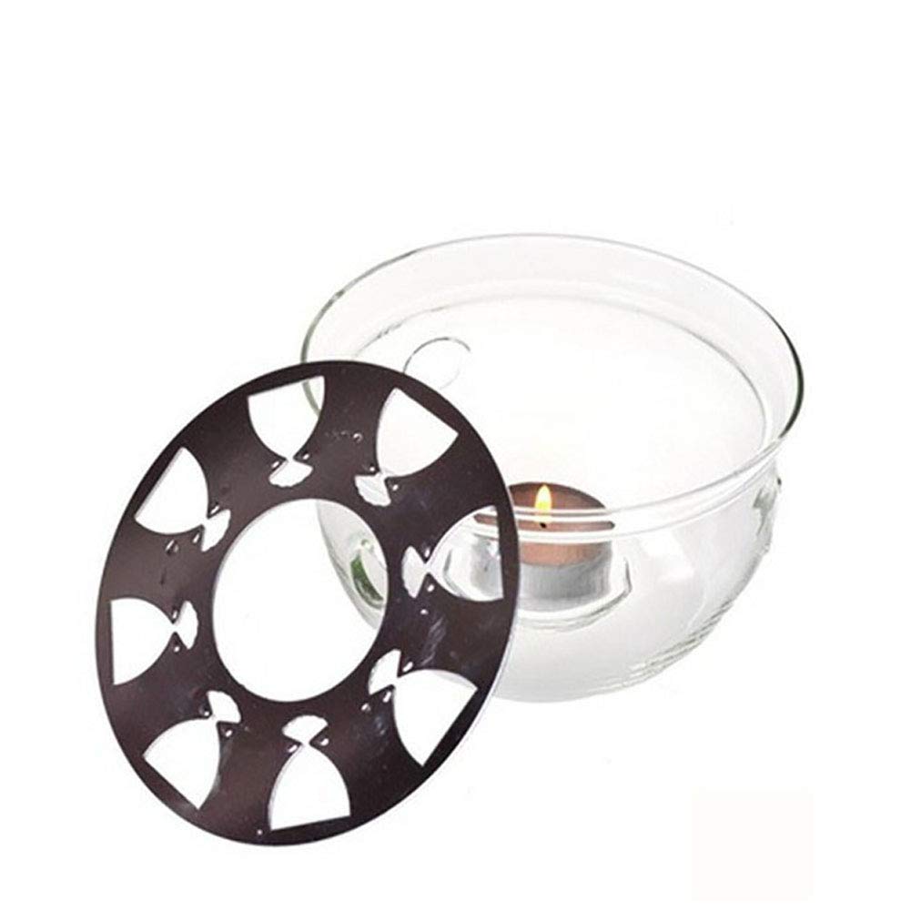 Teapot Warmer Handcrafted with Heat Proof Borosilicate Clear Glass