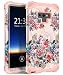 Galaxy Note 9 Case, Hocase Shockproof Heavy Duty Protection Hard Plastic Cover+Silicone Rubber Case Dual Layer Protective Phone Case for Samsung Galaxy Note 9 (2018) SM-N960 - Peony/Rose Gold