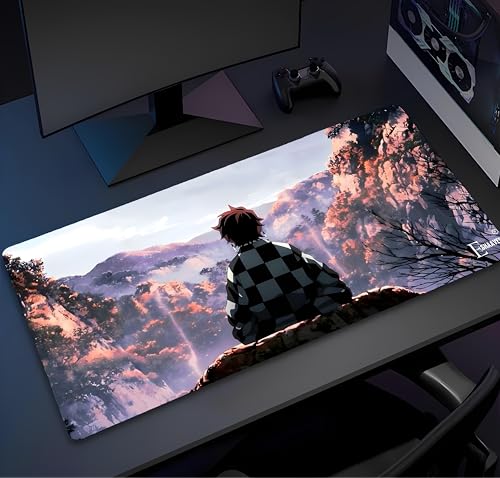 Image of Anime fearturing Large Gaming Mouse Pad, Extended Desktop Mat, 58 x 28 cm (DS 23)