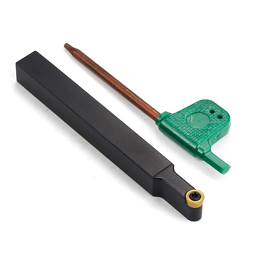 Miniatura 5 de OSCARBIDE Soporte para herramientas de torneado de vástago de 3/8 "SRDCN06-6J, 3.5" de longitud, inserto de carburo redondo RCMT0602MO, para