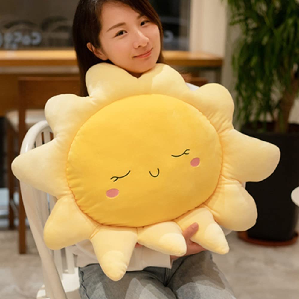 太陽花シート枕ぬいぐるみのぬいぐるみオフィスクッションかわいいプレゼント。 Amazon.co.jp: フラワーフロアクッション、太陽の形状のかわいいシート