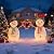 2D Lighted Snowman Christmas Decorations,42 Inch Lighted Up Christmas Outdoor Decoration with 80 Warm White LEDs, 3-Piece Set Xmas Festive Holiday Decor for Indoor Home Garden Patio Yard -Snowman