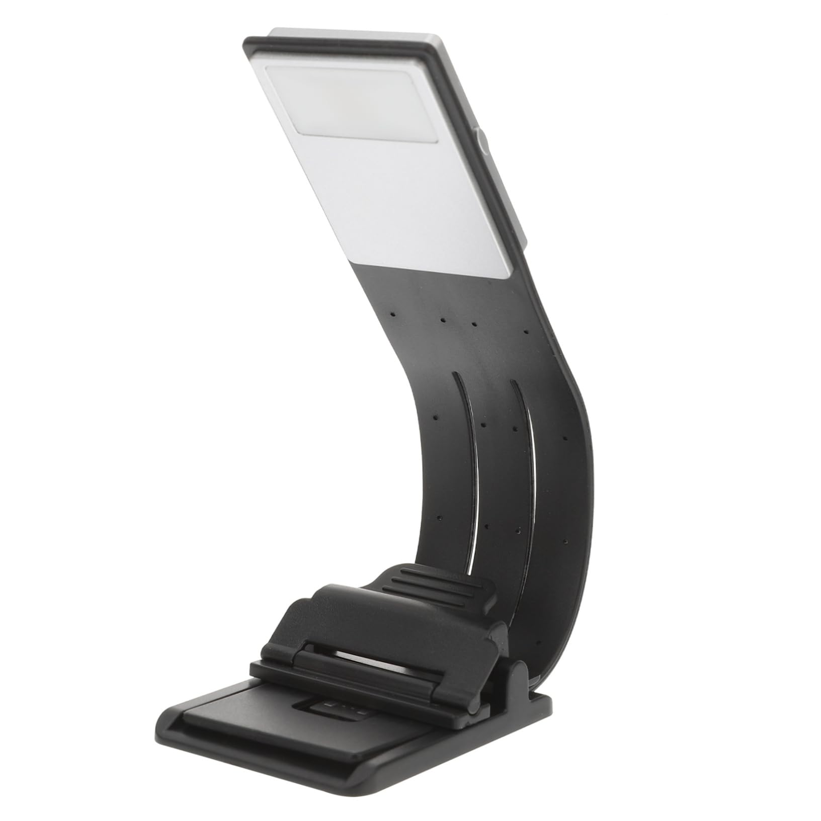Mikikit Folding USB Reading Light with Color Temperatures Portable Eye Care Clip Lamp for Night Reading for Books Hobbies and Camping Compact with Magnet Clip