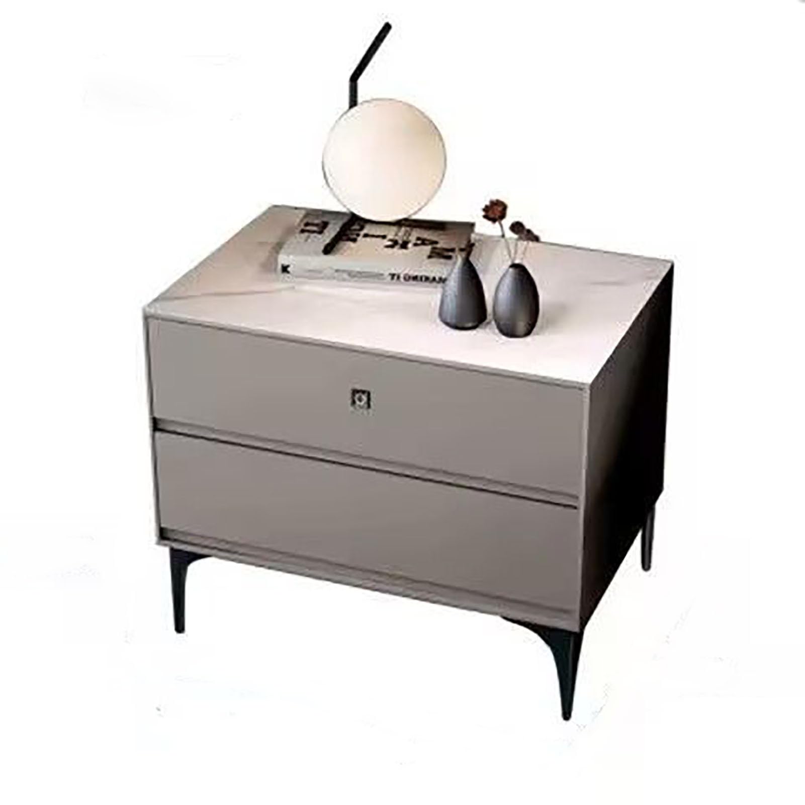 Table de chevet en bois anti-encombrement avec tiroirs de nuit pour chambre nette