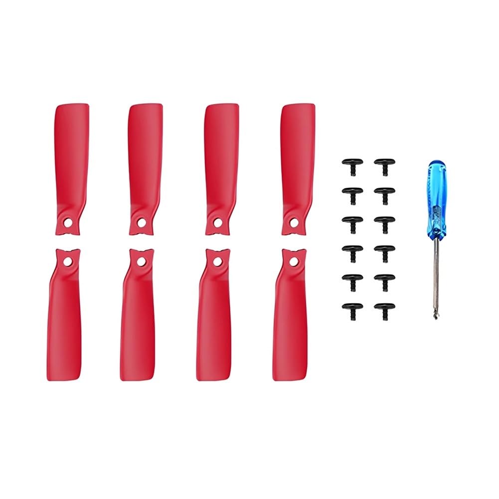 Hélices Flip 4022F rouges légères : kit de rechange pour pièces de drone de loisir