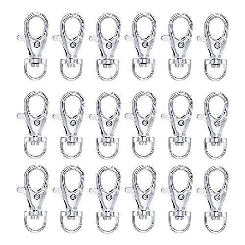 DIY Crafts Swivel Clasps Lanyard Snap Hook (15 Pcs, Snap Hook)