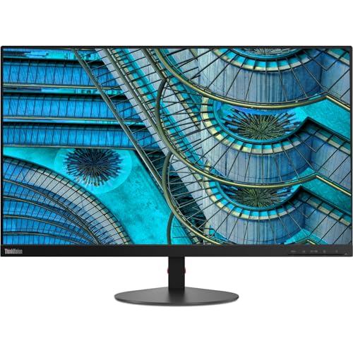 Image of Lenovo 27 inch ThinkVision S27i-30, 1920x1080 Resolution, 1300:1 Contrast Ratio with Asset Tag