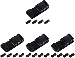 Alça De Bagagem 20 Peças De Porta-Malas Com Trava Tiras Resistentes Fivela Cinto De Cobertura De Mala Cinto De Segurança De Bagagem Mala Cintos De Carga Mochila Alças De Viagem