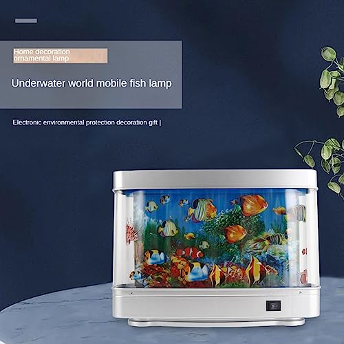 Lumière dynamique océa virtuel poisson ornemental lampe aquarium décorative - 6