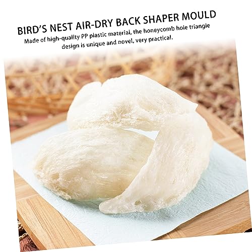 Moule de cubilose PP blanc OSALADI kit façonnage de nid d'oiseau en triangle pour cuisine